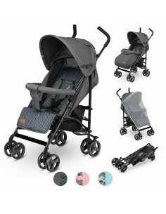 BN-LO-ELIA_GRAPHITE,Lionelo - Carucior sport Elia, Cu husa de picioare, Cu plasa de tantari, Conform cu standardul european de s 2