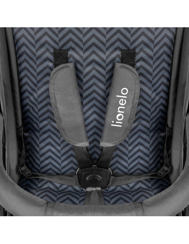 BN-LO-ELIA_GRAPHITE,Lionelo - Carucior sport Elia, Cu husa de picioare, Cu plasa de tantari, Conform cu standardul european de s