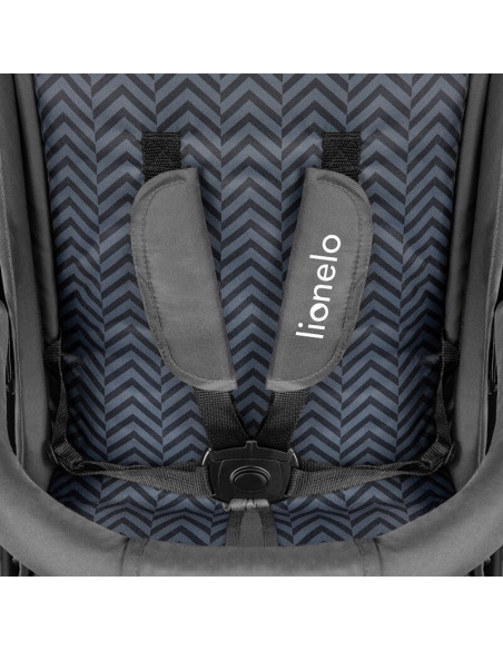 BN-LO-ELIA_GRAPHITE,Lionelo - Carucior sport Elia, Cu husa de picioare, Cu plasa de tantari, Conform cu standardul european de s