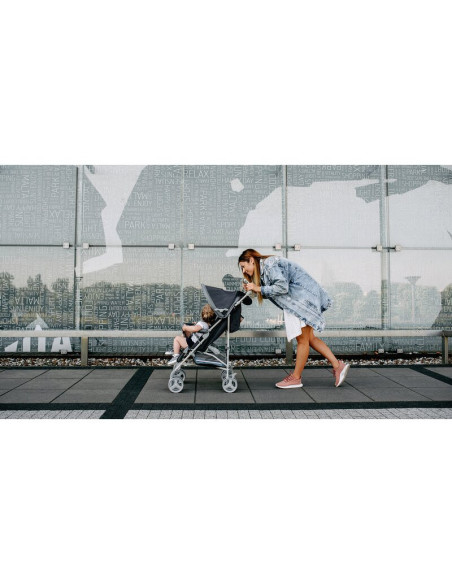 BN-LO-ELIA_GRAPHITE,Lionelo - Carucior sport Elia, Cu husa de picioare, Cu plasa de tantari, Conform cu standardul european de s