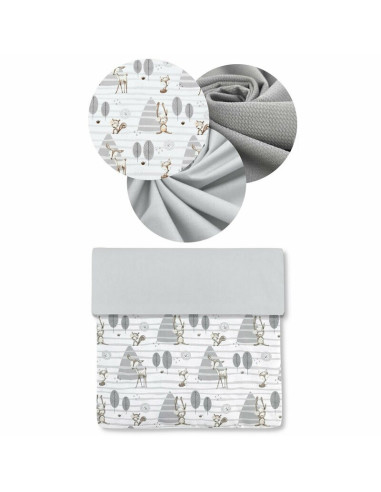 BN-5907501408746,MimiNu - Set 4 in 1 Cosulet bebelus Baby Cocoon 75x55 cm, Husa 100% bumbac, Din bumbac certificat Oeko Tex Stan