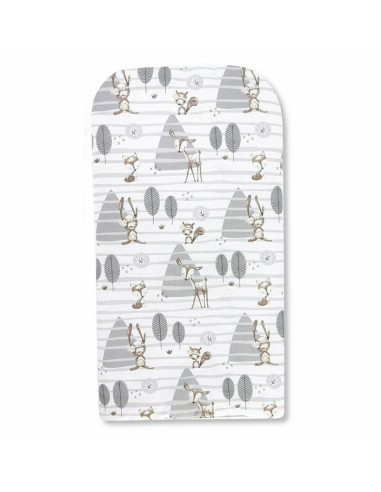 BN-5907501408746,MimiNu - Set 4 in 1 Cosulet bebelus Baby Cocoon 75x55 cm, Husa 100% bumbac, Din bumbac certificat Oeko Tex Stan