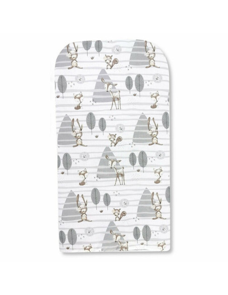 BN-5907501408746,MimiNu - Set 4 in 1 Cosulet bebelus Baby Cocoon 75x55 cm, Husa 100% bumbac, Din bumbac certificat Oeko Tex Stan