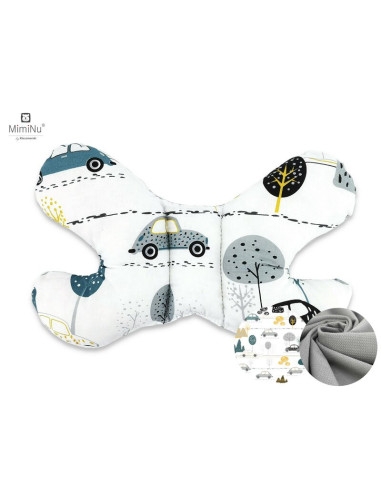BN-6426972004534,MimiNu - Set 4 in 1 Cosulet bebelus Baby Cocoon 75x55 cm, Husa 100% bumbac, Din bumbac certificat Oeko Tex Stan