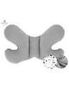 BN-6426972004534,MimiNu - Set 4 in 1 Cosulet bebelus Baby Cocoon 75x55 cm, Husa 100% bumbac, Din bumbac certificat Oeko Tex Stan