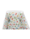 BN-BN203,BabyNeeds - Lenjerie patut 5 piese, Cu doua protectii laterale, Pernuta, Plapumioara, Cearceaf, Din bumbac, Pentru patu