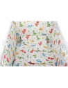 BN-BN203,BabyNeeds - Lenjerie patut 5 piese, Cu doua protectii laterale, Pernuta, Plapumioara, Cearceaf, Din bumbac, Pentru patu