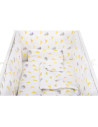 BN-BN216,BabyNeeds - Lenjerie patut 5 piese, Cu doua protectii laterale, Pernuta, Plapumioara, Cearceaf, Din bumbac, Pentru patu