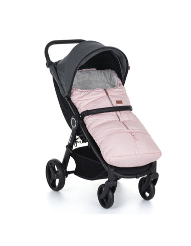 BN-531821,Petite&Mars - Sac de iarna pentru carucior, landou sau scaun auto Jibot, 100x48 cm, Impermeabil, Cu elemente reflector
