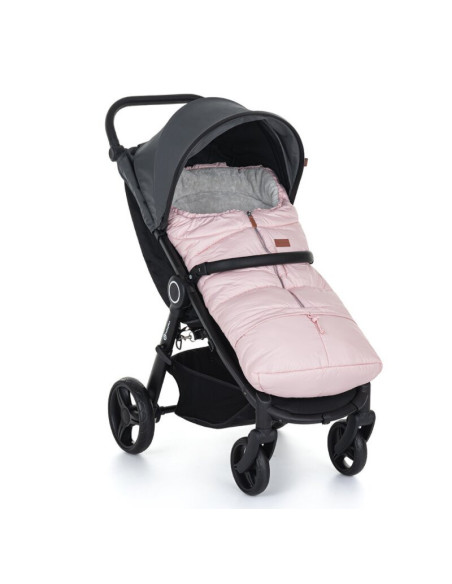 BN-531821,Petite&Mars - Sac de iarna pentru carucior, landou sau scaun auto Jibot, 100x48 cm, Impermeabil, Cu elemente reflector