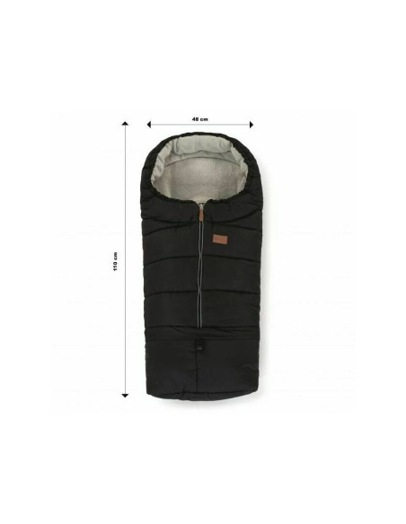 BN-531821,Petite&Mars - Sac de iarna pentru carucior, landou sau scaun auto Jibot, 100x48 cm, Impermeabil, Cu elemente reflector