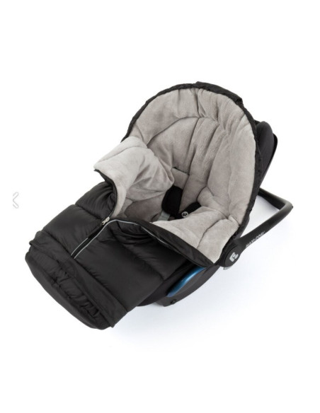 BN-531821,Petite&Mars - Sac de iarna pentru carucior, landou sau scaun auto Jibot, 100x48 cm, Impermeabil, Cu elemente reflector