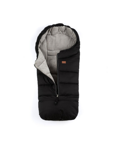BN-531821,Petite&Mars - Sac de iarna pentru carucior, landou sau scaun auto Jibot, 100x48 cm, Impermeabil, Cu elemente reflector