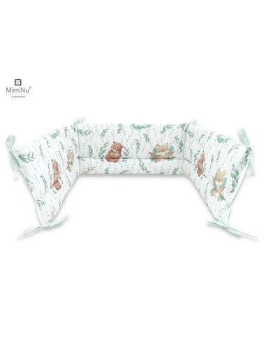 BN-6426972004954,MimiNu - Aparatoare pentru patut 120x60 cm, Din bumbac certificat Oeko Tex Standard 100, Cu inaltimea de 30 cm, BN-6426972004954,MimiNu - Aparatoare pentru patut 120x60 cm, Din bumbac certificat Oeko Tex Standard 100, Cu inaltimea de 30 cm,