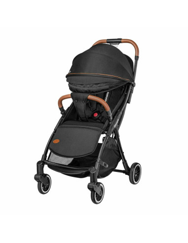 BN-LO-JULIE_ONE_BLACK,Lionelo - Carucior sport Julie One, De la nastere, Cu accesorii, Cadru din aluminiu, 0-22 kg, Conform cu s