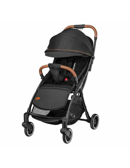 BN-LO-JULIE_ONE_BLACK,Lionelo - Carucior sport Julie One, De la nastere, Cu accesorii, Cadru din aluminiu, 0-22 kg, Conform cu s