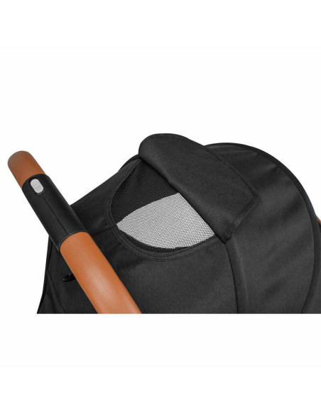 BN-LO-JULIE_ONE_BLACK,Lionelo - Carucior sport Julie One, De la nastere, Cu accesorii, Cadru din aluminiu, 0-22 kg, Conform cu s