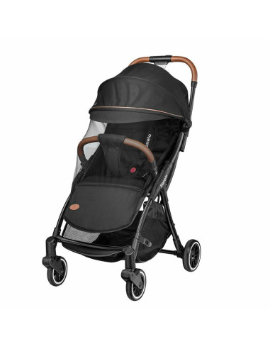 BN-LO-JULIE_ONE_BLACK,Lionelo - Carucior sport Julie One, De la nastere, Cu accesorii, Cadru din aluminiu, 0-22 kg, Conform cu s