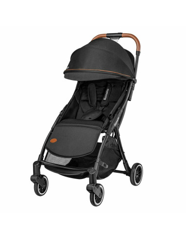 BN-LO-JULIE_ONE_BLACK,Lionelo - Carucior sport Julie One, De la nastere, Cu accesorii, Cadru din aluminiu, 0-22 kg, Conform cu s