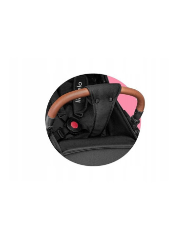 BN-LO-JULIE_ONE_BLACK,Lionelo - Carucior sport Julie One, De la nastere, Cu accesorii, Cadru din aluminiu, 0-22 kg, Conform cu s