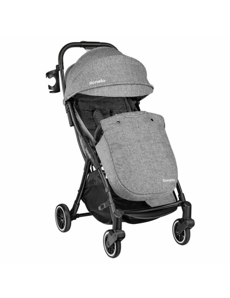 BN-LO-JULIE_ONE_STONE_GREY,Lionelo - Carucior sport Julie One, De la nastere, Cu accesorii, Cadru din aluminiu, 0-22 kg, Conform