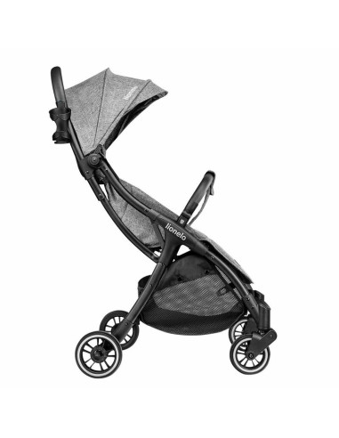 BN-LO-JULIE_ONE_STONE_GREY,Lionelo - Carucior sport Julie One, De la nastere, Cu accesorii, Cadru din aluminiu, 0-22 kg, Conform