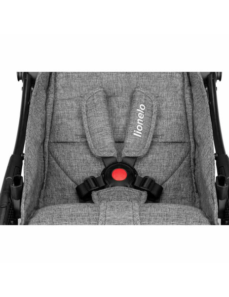 BN-LO-JULIE_ONE_STONE_GREY,Lionelo - Carucior sport Julie One, De la nastere, Cu accesorii, Cadru din aluminiu, 0-22 kg, Conform