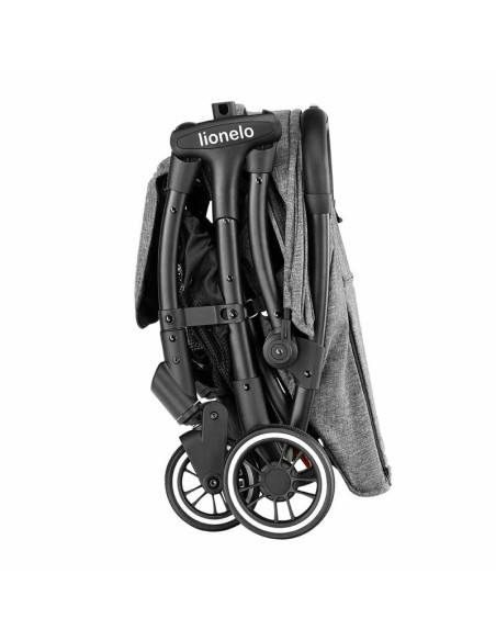 BN-LO-JULIE_ONE_STONE_GREY,Lionelo - Carucior sport Julie One, De la nastere, Cu accesorii, Cadru din aluminiu, 0-22 kg, Conform