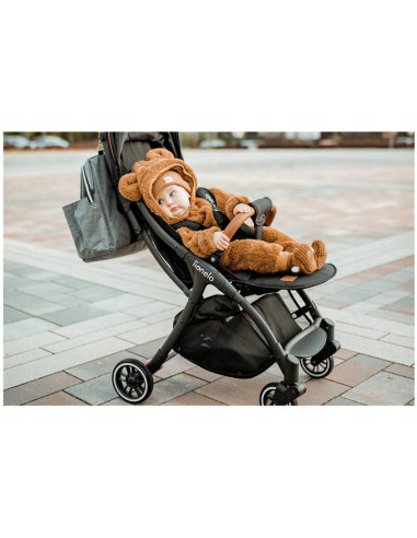 BN-LO-JULIE_ONE_STONE_GREY,Lionelo - Carucior sport Julie One, De la nastere, Cu accesorii, Cadru din aluminiu, 0-22 kg, Conform