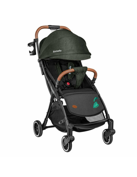 BN-LO-JULIE_ONE_TROPICAL_GREEN,Lionelo - Carucior sport Julie One, De la nastere, Cu accesorii, Cadru din aluminiu, 0-22 kg, Con
