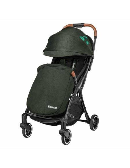 BN-LO-JULIE_ONE_TROPICAL_GREEN,Lionelo - Carucior sport Julie One, De la nastere, Cu accesorii, Cadru din aluminiu, 0-22 kg, Con