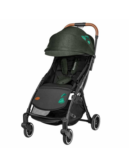 BN-LO-JULIE_ONE_TROPICAL_GREEN,Lionelo - Carucior sport Julie One, De la nastere, Cu accesorii, Cadru din aluminiu, 0-22 kg, Con