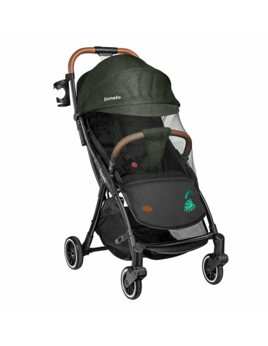 BN-LO-JULIE_ONE_TROPICAL_GREEN,Lionelo - Carucior sport Julie One, De la nastere, Cu accesorii, Cadru din aluminiu, 0-22 kg, Con