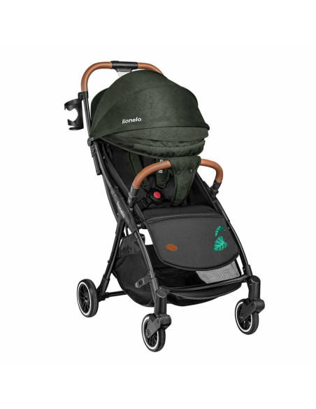 BN-LO-JULIE_ONE_TROPICAL_GREEN,Lionelo - Carucior sport Julie One, De la nastere, Cu accesorii, Cadru din aluminiu, 0-22 kg, Con