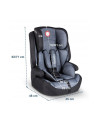 BN-LO-NICO_BLACK,Lionelo - Scaun auto Nico Spatar detasabil, Protectie laterala, 9-36 Kg, Conform cu standardul european de secu