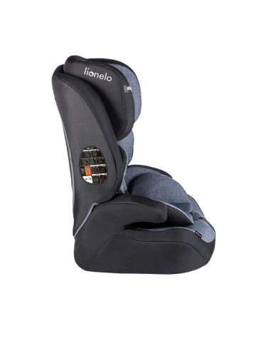 BN-LO-NICO_BLACK,Lionelo - Scaun auto Nico Spatar detasabil, Protectie laterala, 9-36 Kg, Conform cu standardul european de secu