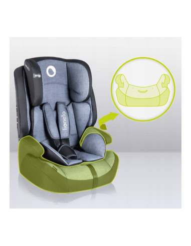 BN-LO-NICO_BLACK,Lionelo - Scaun auto Nico Spatar detasabil, Protectie laterala, 9-36 Kg, Conform cu standardul european de secu