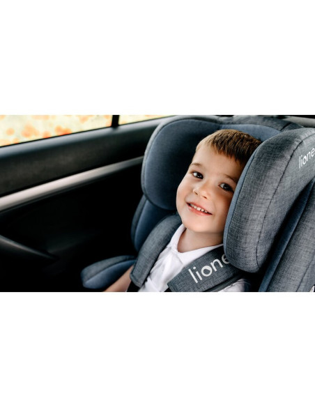 BN-LO-NICO_BLACK,Lionelo - Scaun auto Nico Spatar detasabil, Protectie laterala, 9-36 Kg, Conform cu standardul european de secu
