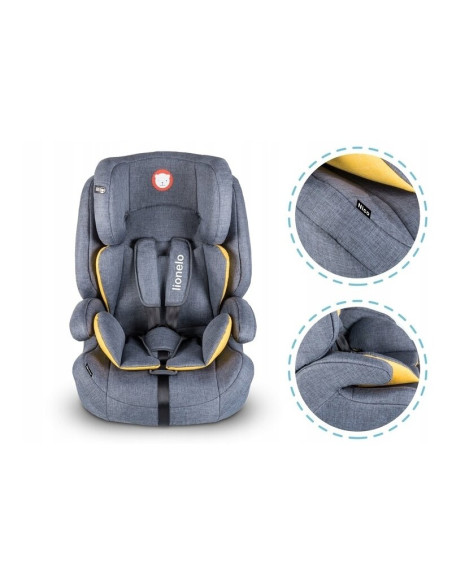 BN-LO-NICO_YELLOW,Lionelo - Scaun auto Nico Spatar detasabil, Protectie laterala, 9-36 Kg, Conform cu standardul european de sec