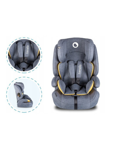 BN-LO-NICO_YELLOW,Lionelo - Scaun auto Nico Spatar detasabil, Protectie laterala, 9-36 Kg, Conform cu standardul european de sec