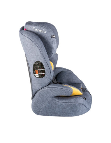 BN-LO-NICO_YELLOW,Lionelo - Scaun auto Nico Spatar detasabil, Protectie laterala, 9-36 Kg, Conform cu standardul european de sec
