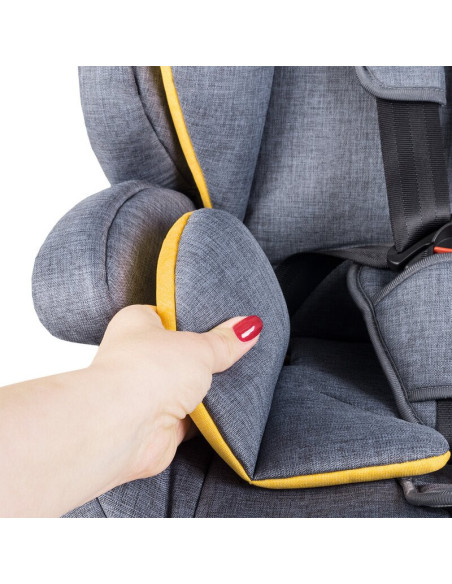 BN-LO-NICO_YELLOW,Lionelo - Scaun auto Nico Spatar detasabil, Protectie laterala, 9-36 Kg, Conform cu standardul european de sec