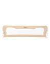 BN-QM-RHEA_BEIGE,Qmini - Bariera de pat Rhea, 150 x 42 cm, Inaltimea 42 cm, Instalare usoara, Cu inclinare la 180 grade, Beige