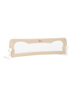 BN-QM-RHEA_BEIGE,Qmini - Bariera de pat Rhea, 150 x 42 cm, Inaltimea 42 cm, Instalare usoara, Cu inclinare la 180 grade, Beige