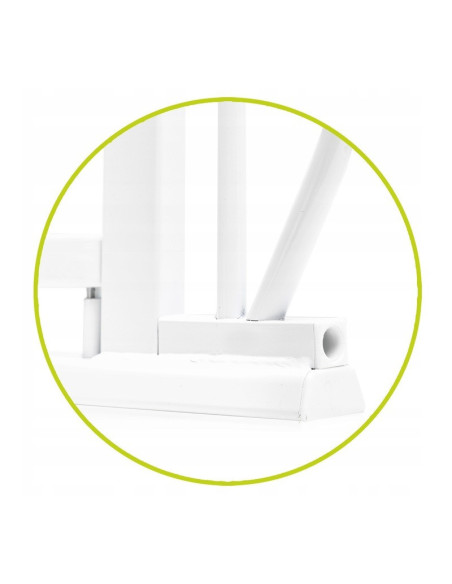 BN-LO-TRUUS_SLIM_LED_WHITE,Lionelo - Poarta de siguranta prin presiune Truus Slim Led, Cu lumina Led cu senzor, 105 cm, Conform 