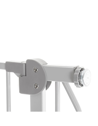 BN-LO-TRUUS_SLIM_LED_GREY,Lionelo - Poarta de siguranta cu suruburi Truus Slim Led, Cu lumina Led cu senzor, 105 cm, Conform cu 