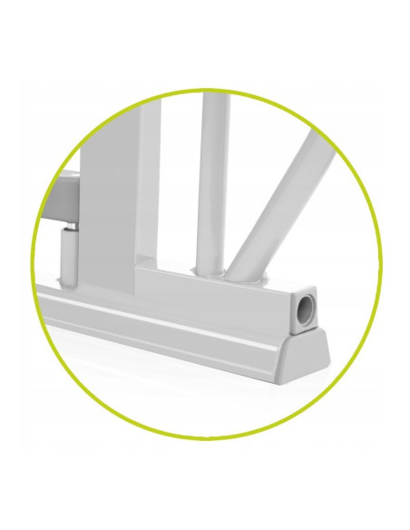 BN-LO-TRUUS_SLIM_LED_GREY,Lionelo - Poarta de siguranta cu suruburi Truus Slim Led, Cu lumina Led cu senzor, 105 cm, Conform cu 