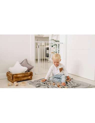 BN-LO-TRUUS_SLIM_LED_GREY,Lionelo - Poarta de siguranta cu suruburi Truus Slim Led, Cu lumina Led cu senzor, 105 cm, Conform cu 