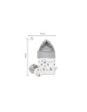 BN-6426972005302,MimiNu - Sac de iarna universal, Impermeabil, Cu fermoar si gluga, Pentru carucior, Scaun auto, Saniuta, Materi