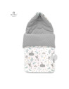 BN-6426972005319,MimiNu - Sac de iarna universal, Impermeabil, Cu fermoar si gluga, Din bumbac si tesatura pufoasa de catifea, M